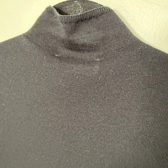 Abercrombie & Fitch 100% Merino Wool Fine Knit Mock Neck Sweater Small Capsule - Picture 12 of 12